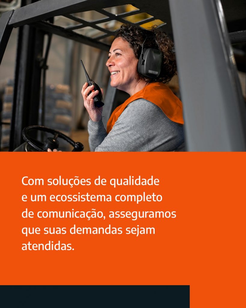 Sistema de radios comunicadores para armazéns