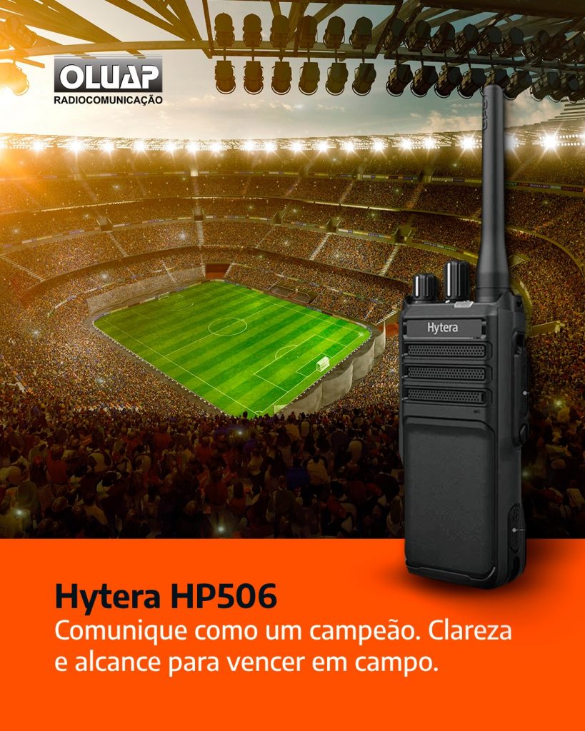 Radio Comunicador Hytera HP506 para Estádios