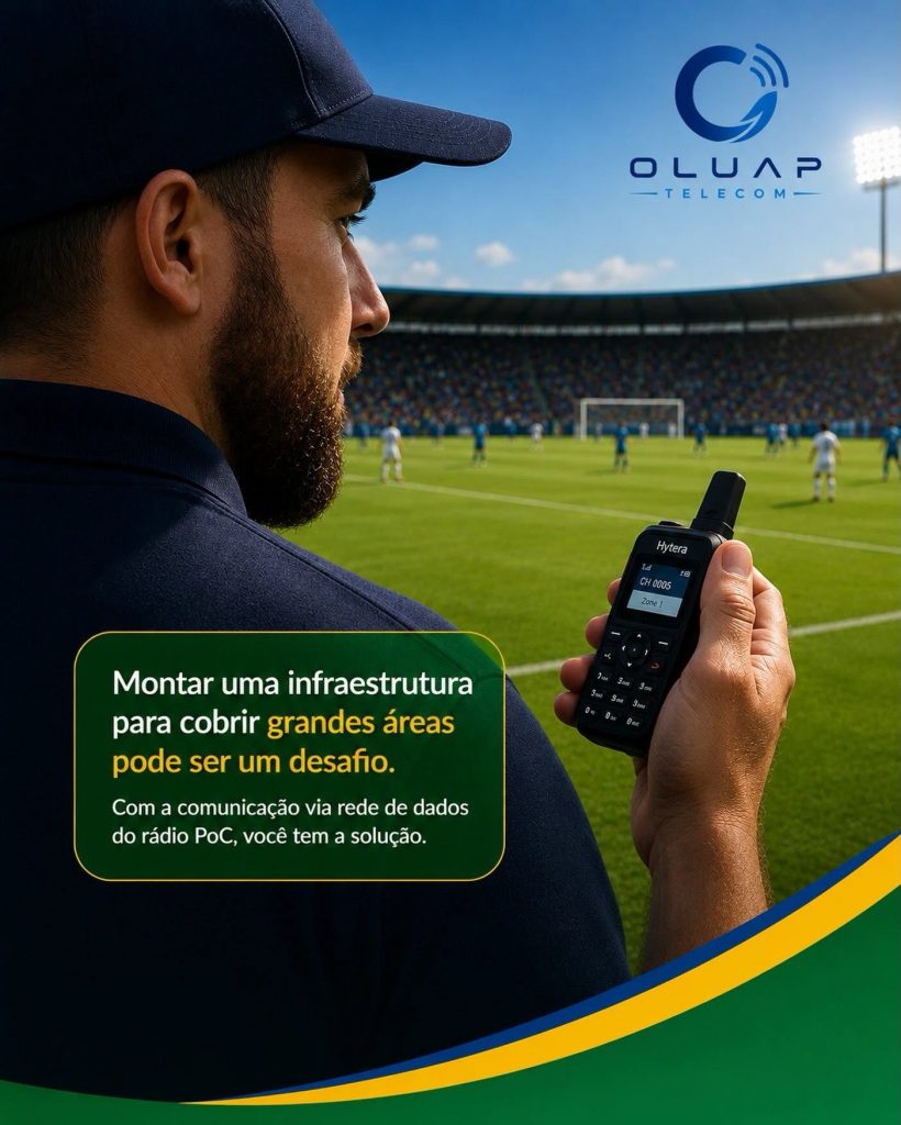 Rádios PoC Hytera para comunicação de longa distância