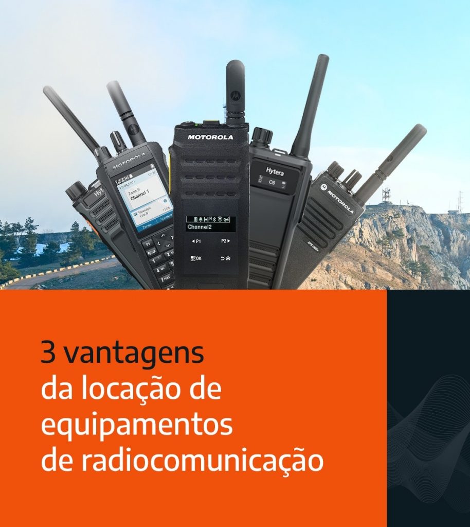 Locação de rádios comunicadores para empresas