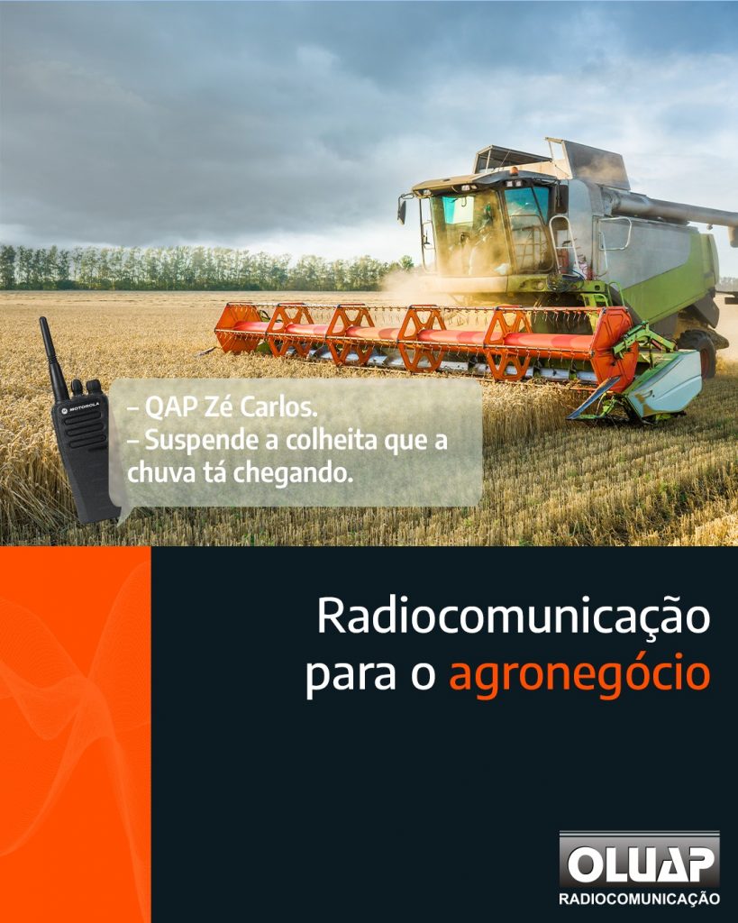 Rádios comunicadores  para o agronegócio